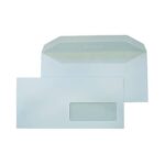 Blasetti Super Pocket white envelope with window 80 g/m2 in pack 500 envelopes