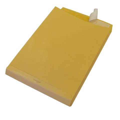 Busta a sacco Blasetti Mondex Avana con 3 soffietti - 100 g/m2 - in conf. 250