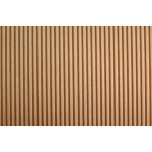 Deco Cannetè corrugated cardboard 50x70 cm - 230 g light brown -