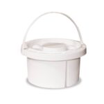 Lavapennelli in plastica CWR - 18x9 cm - bianco -