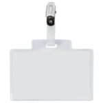 Sei Rota PASS 3M clip-on badge holder plate - format 9.5x6 cm -
