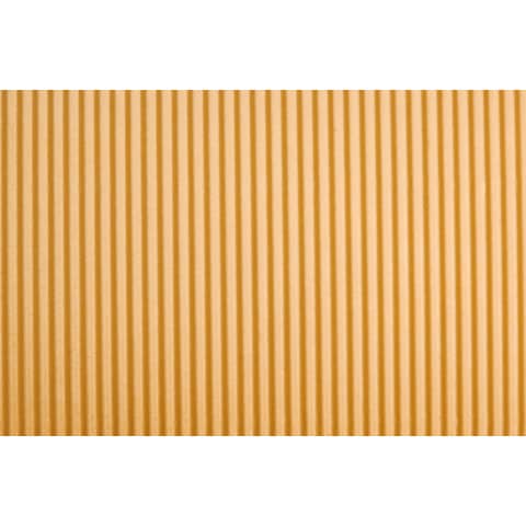 Deco Cannetè corrugated cardboard 50x70 cm - 230 g light orange -