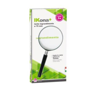 Lente di ingrandimento Ikona+ lente in vetro Ø 75 mm -