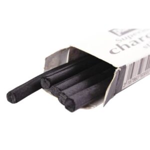 CWR Natural Carbon Brushes 120 mm colour charcoal grey - 8 pcs.