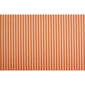Deco Cannetè corrugated cardboard 50x70 cm - 230 gr orange - 10 pack -