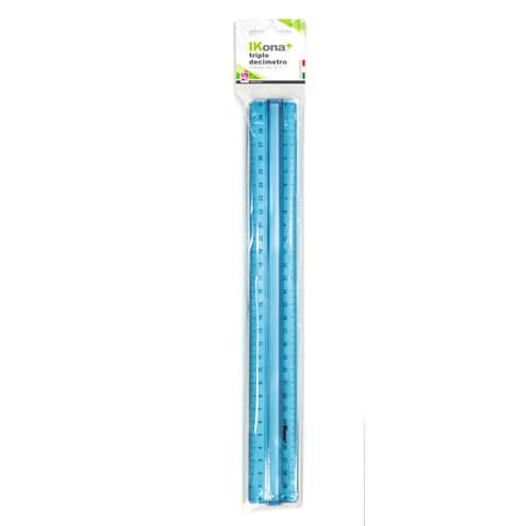 Triplo decimetro Ikona colore azzurro