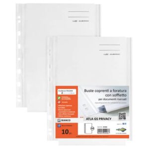 Busta coprenti con soffietto Sei Rota Atla GS - 21x29,7 cm - privacy -