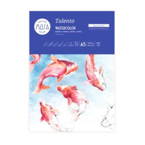 Blocco carta per acquerello Musa Talento - A5 - 300 g/m2 - 10 fogli -