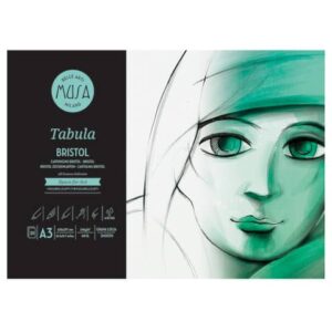 Blocco collato Belle Arti Musa Tabula Bristol - 240 g - A3 20 fogli -