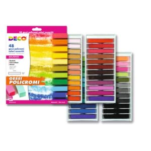 Gessi policromi quadrati Deco Gessopastello - colori assortiti -