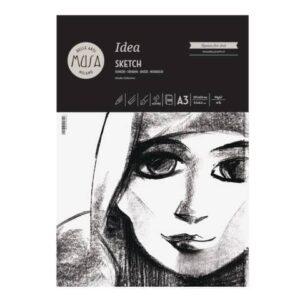 Blocco collato Belle Arti Musa Idea Sketch - 90 g - A3 100 fogli -