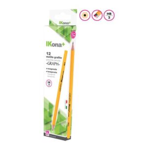 Matite esagonali IKona+ gradazione HB - conf. 12 pezzi -