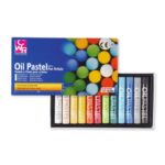 Pastelli tondi ad olio CWR 12 colori assortiti -