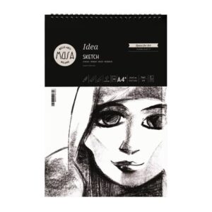 Blocco con spirale Belle Arti Musa Idea Sketch - 90 g - A4 30 fogli -