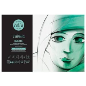 Blocco collato Belle Arti Musa Tabula Bristol - 240 g - A4 20 fogli -