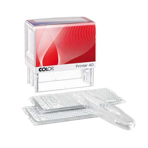 Timbro autoinchiostrante componibile Colop 23x59 mm - Printer 40/2