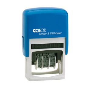 Timbro Colop S220 autoinchiostrante datario - 4x25 mm piastra