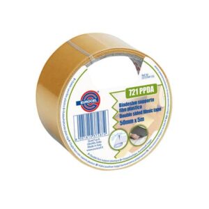 Double-sided adhesive tape Eurocel size 50x5 m - colour white