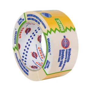 Double-sided adhesive tape with plastic backing Eurocel format 50x25 m
