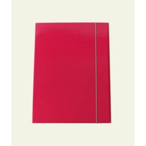 Cartella a tre lembi con elastico Cartotecnica del Garda 25x34 cm 0,8 mm