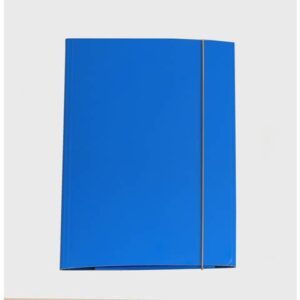 Cartella a tre lembi con elastico Cartotecnica del Garda 25x34 cm 0,8 mm