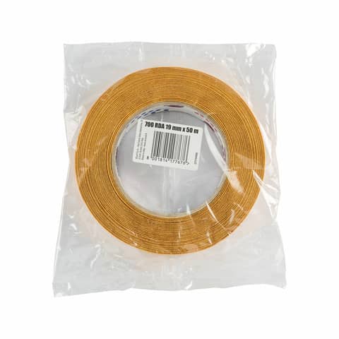 Double-sided adhesive tape Eurocel format 19x50 m - transparent colour