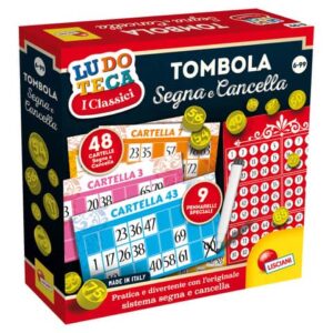 Gioco in scatola Lisciani Ludoteca Tombola Segna e Cancella 48