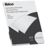 Pouches per plastificatrici IBICO BASICS standard 125mic -conf.100 pezzi Ibico A4