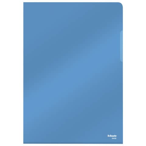 Esselte Crystal A4 L-shaped PVC file folder 25 pack