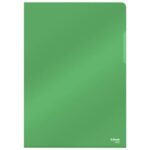 Cartellina a L in PVC Esselte Crystal A4 conf. da 25 pezzi