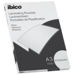 Pouches per plastificatrici IBICO BASICS standard 125mic -conf.100 pezzi Ibico A3