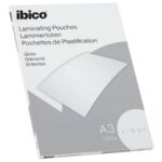 Pouches per plastificatrici IBICO BASICS Light 75 µm - conf.100 pezzi Ibico A3