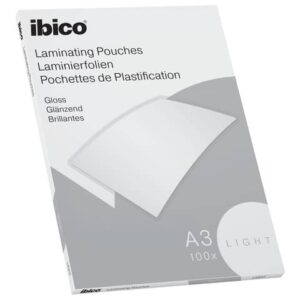 Pouches per plastificatrici IBICO BASICS Light 75 µm - conf.100 pezzi Ibico A3