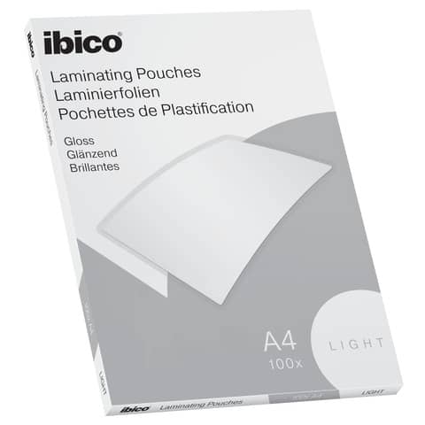 Pouches per plastificatrici IBICO BASICS light 75 mic - conf.100 pezzi Ibico A4