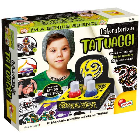 Gioco in scatola Lisciani I'm a Genius Laboratorio dei Tatuaggi -