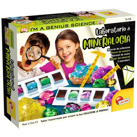 Gioco in scatola Lisciani I'm a Genius Laboratorio Mineralogia -