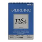 Blocco da disegno spiralato 1264 200 g - 40 fogli neri