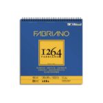 blocco spiralato Fabriano 1264 schizzi 90 g 30x30 cm - 120 fogli -