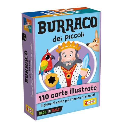 Gioco in scatola Lisciani Ludoteca Le Carte dei Bambini Burraco dei