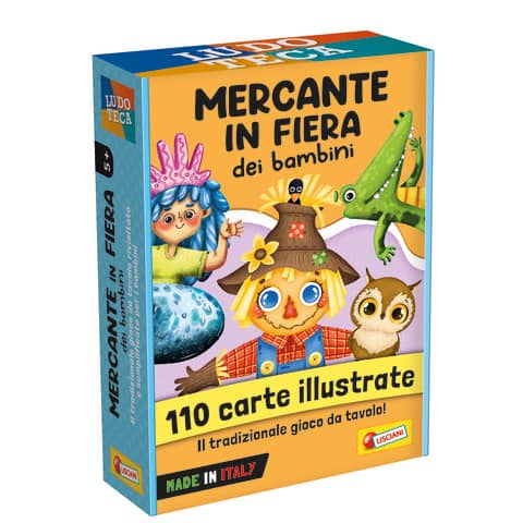 Gioco in scatola Lisciani Ludoteca Le Carte dei Bambini Mercante in