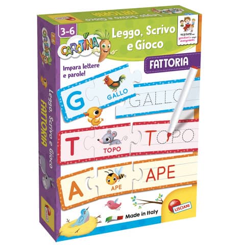 Gioco in scatola Lisciani Carotina Impara lettere e parole