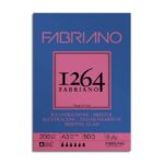 Blocco collato Fabriano Illustrazione 200 g - 50 fogli A3 -