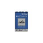Blocco da disegno spiralato 1264 200 g - 40 fogli neri