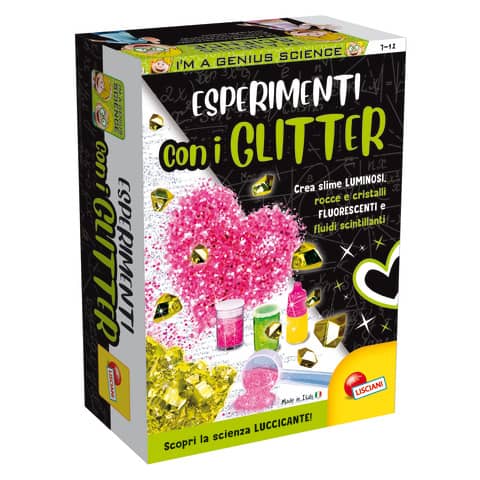 Gioco in scatola Lisciani I'm a Genius Esperimenti con i Glitter -