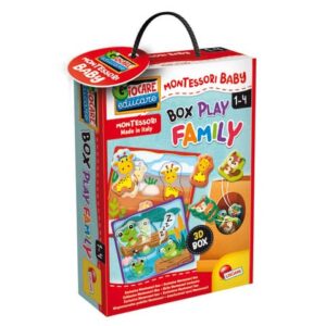 Gioco in scatola Lisciani metodo Montessori Baby Box Play Family Allegri