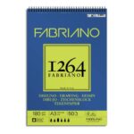 Blocco da disegno spiralato 1264 180 g - 50 fogli A3 -