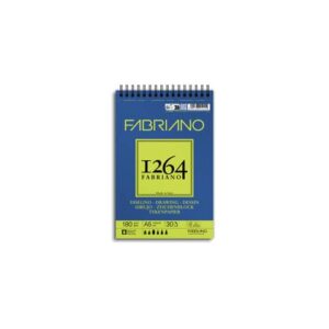 Blocco da disegno spiralato 1264 180 g - 50 fogli A5 -