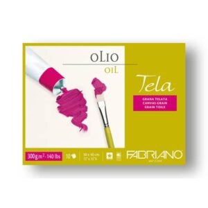 Blocco carta per pittura a olio TELA 300 g - 10 fogli
