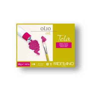 Blocco carta per pittura a olio TELA 300 g - 10 fogli