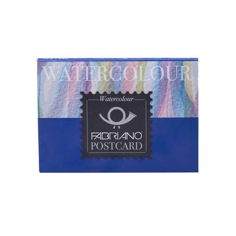 Blocco collato per acquerello Fabriano Watercolor postcard 20 fogli - 300g